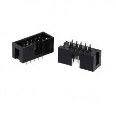 DC3 10 Pin 2.54mm Straight Male IDC Socket — view 1