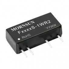 F1212S-1WR2 Mornsun 12V to 12V DC-DC Converter 1W Power Supply Module - Compact SIP Package — view 1