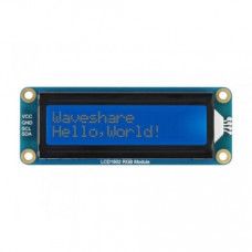 Waveshare LCD1602 RGB Module, 16×2 Characters LCD, RGB Backlight, 3.3V/5V, I2C Bus — view 1