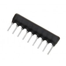 47K ohm 9 Pin Resistor Network - SIP — view 1