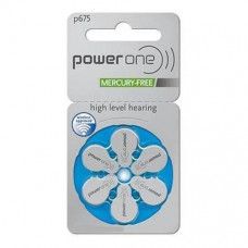 PowerOne P675 Hearing AID Battery - 6 Pieces Pack — view 1
