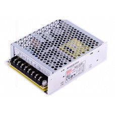RQ-65D Mean Well SMPS (5V 4A), (12V 1.5A), (24V 1A) and (-12V 0.5A) - 68W Quad 4 Output Metal Power Supply — view 1
