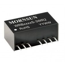 WRB4812S-3WR2 Mornsun 48V to 12V DC-DC Converter 3W Power Supply Module - Ultra Compact SIP Package — view 1
