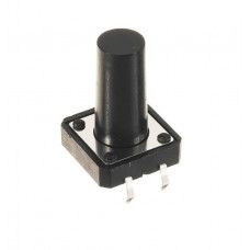 12x12x21mm Tactile 4 Pin Push Button Switch - 3 Pieces Pack — view 1