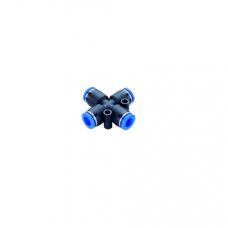 PU CONNECTOR PZA 06 (6mm OD Union Cross) — view 1