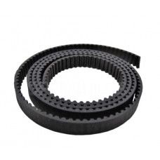 Black Open Ended GT2 Belt Width 6mm with Steel Wire (Hard Handfeel) — view 1