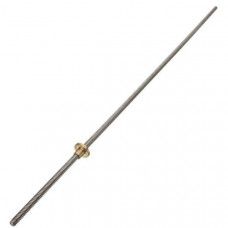 600mm Trapezoidal 4 Start Lead Screw 8mm Thread 2mm Pitch Lead Screw with Copper Nut — view 1