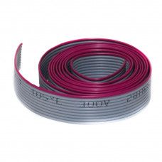 Gray Flat Ribbon Cable (FRC) 10 Wires - 1 Meter Length — view 1