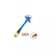 4 Leaf Clover RHCP RP-SMA Male Antenna — view 1