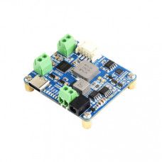 Waveshare Solar Power Manager Module (D), Supports 6V~24V Solar Panel and Type-C Power Adapter, 5V/3A Regulated Output Battery holder Included — view 1