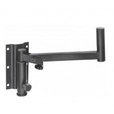 MX Universal Adjustable Wall Mount Speaker Bracket Stands with Tilt Angle Rotation Adjustment Speakers Stand Black (MX-3723) — view 1
