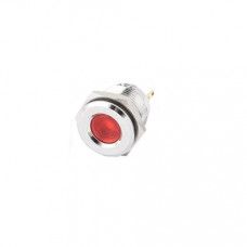 Red 220V 12mm LED Metal Indicator Light — view 1