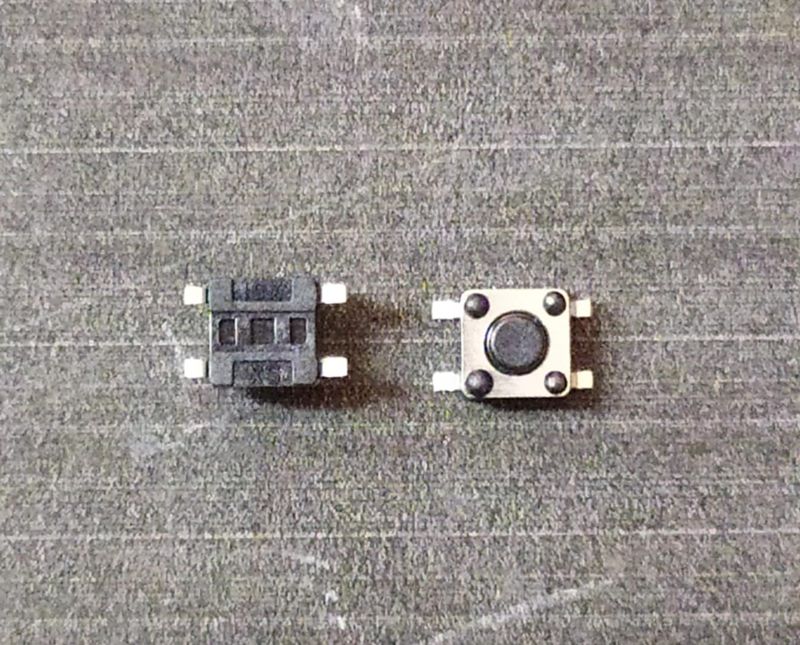 4.5x4.5x4.5mm 4 PIN SMD Tactile Micro Switch ETA1874 — view 1