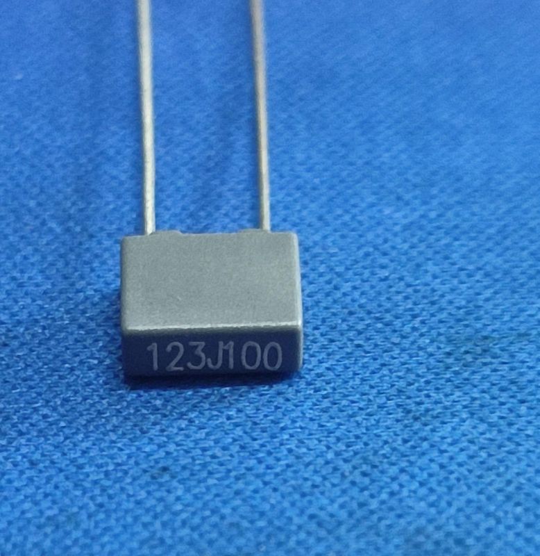 12nF 100V PE123J2A0503 P=5mm KYET Film Capacitor 123J100 ETA2651 — view 1