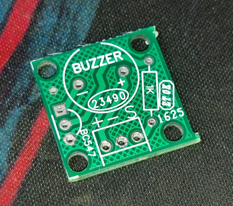 BUZZER MODULE PCB FOR 12MM DIA BUZZER ET5926 — view 2