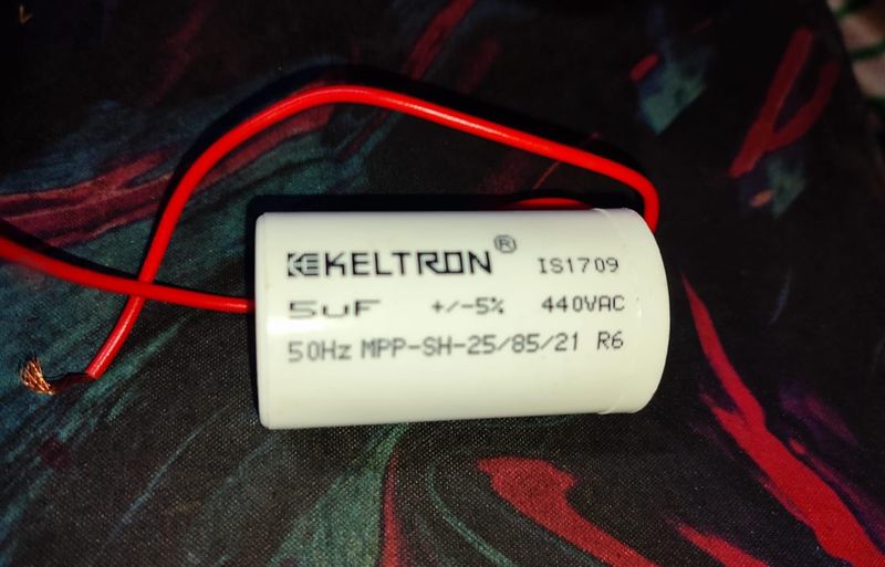 5UF 440V KELTRON METALLIZED POLYPROPYLENE SELF HEALING MOTOR RUN CAPACITORS MPP CAPACITOR ET11221 — view 1