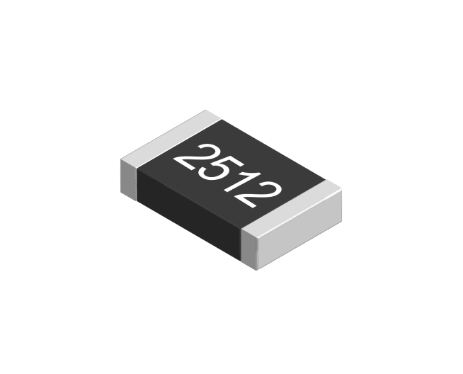 3.3 ohm 2512 SMD resistor 3R3 3E3 1W ET9291 — view 1