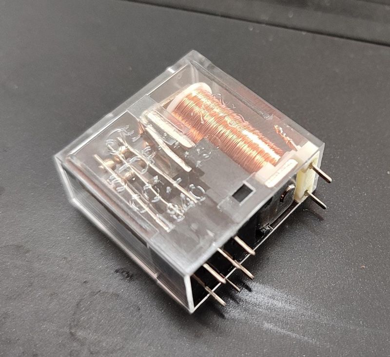 57DP-12-2C2 RELAY OEN DPDT 12VDC 6A ET9605 — view 1