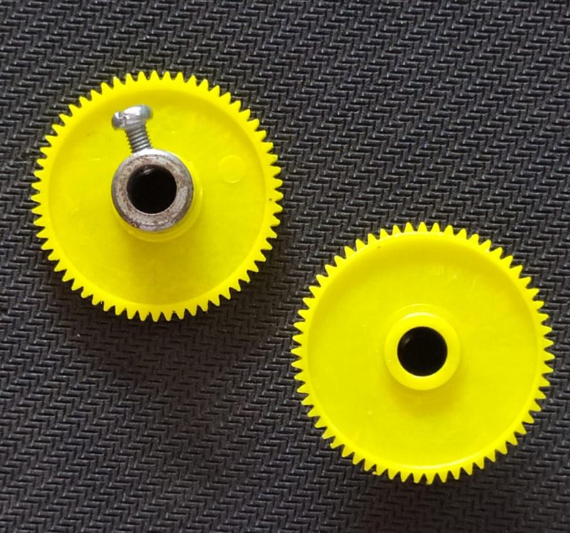 6mm Flange Coupling gear teeth dc motor outer dia 31mm ET6462 — view 1