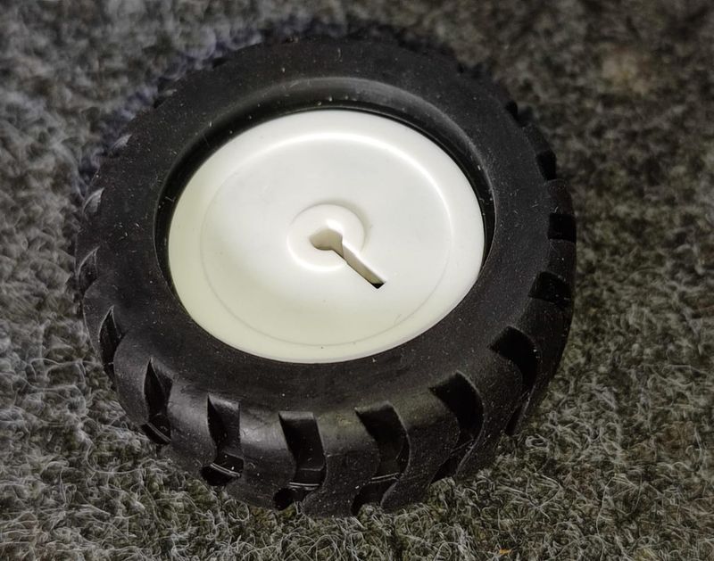 3PI miniQ Car wheel Tyre 44mm N20 DC Gear Motor WheelET6639 — view 1