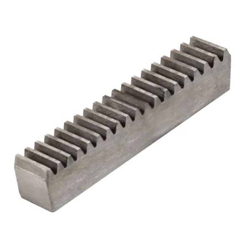 0.5 Module 10mm width x10mm height x 500mm 45 steel mechanical rack holless Only Rack — view 2