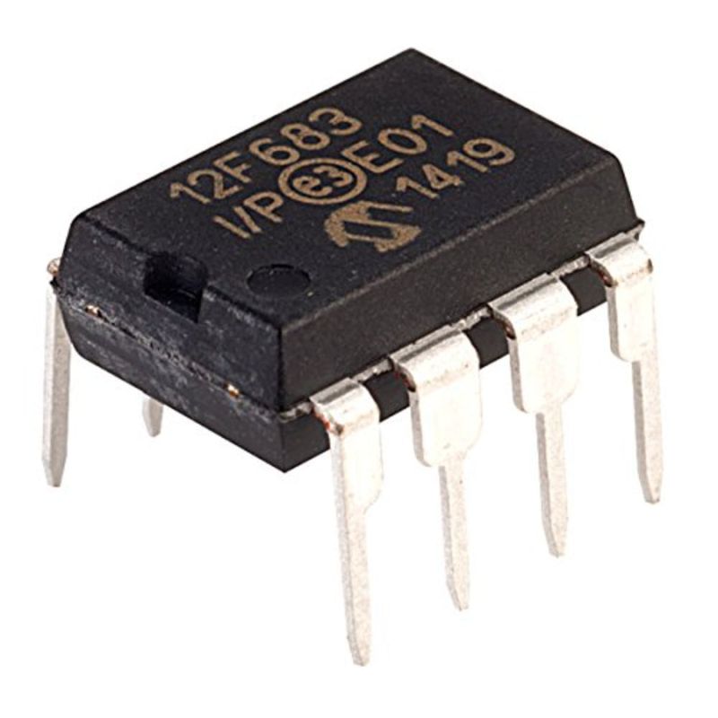 PIC12F683-I/P PIC Microcontroller DIP-8 — view 3