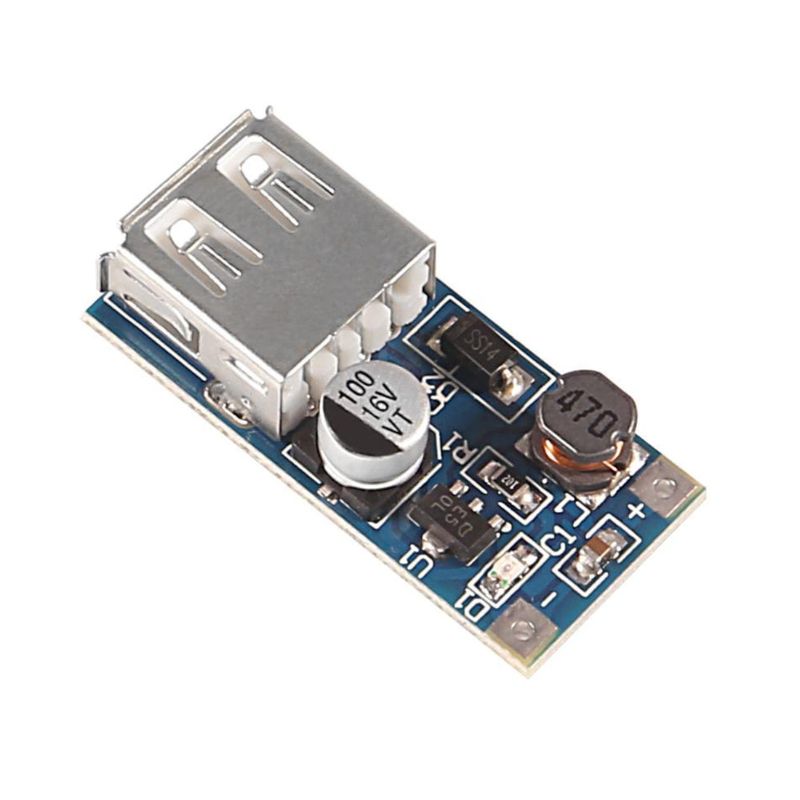 DC-DC Boost Module (0.9V~5V) to 5V 600MA USB Step-up Board 5V Output — view 3