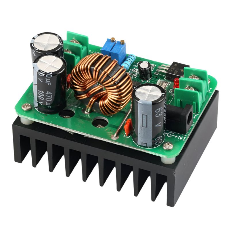 DC12-80V 600W High Power Adjustable Voltage Constant Current Boost DC-DC Converter Module — view 3