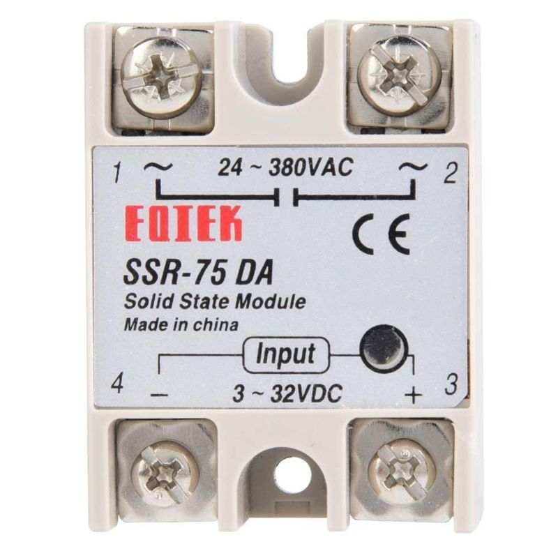 Single Phase Solid State Relay 250V SSR-75DA 75A DC Control AC — view 2