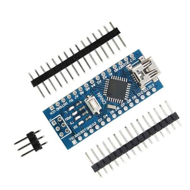 Nano Board R3 with CH340 Chip Mini-USB Port compatible with Arduino (Unsoldered) Without USB — view 1