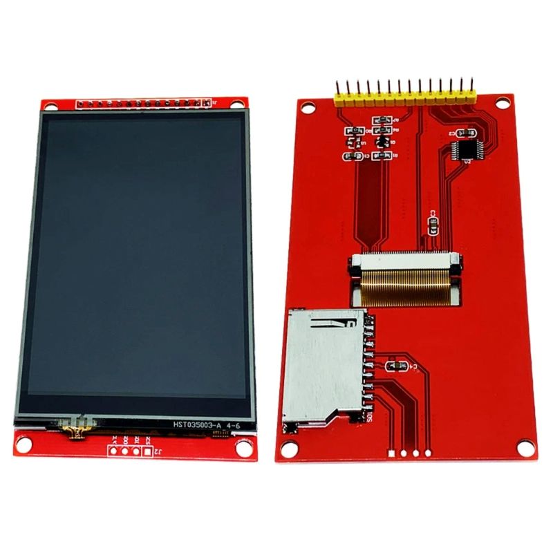 3.5" SPI Interface TFT ILI9488 Display Screen Module With Touch Screen With Memory Card Extension — view 3