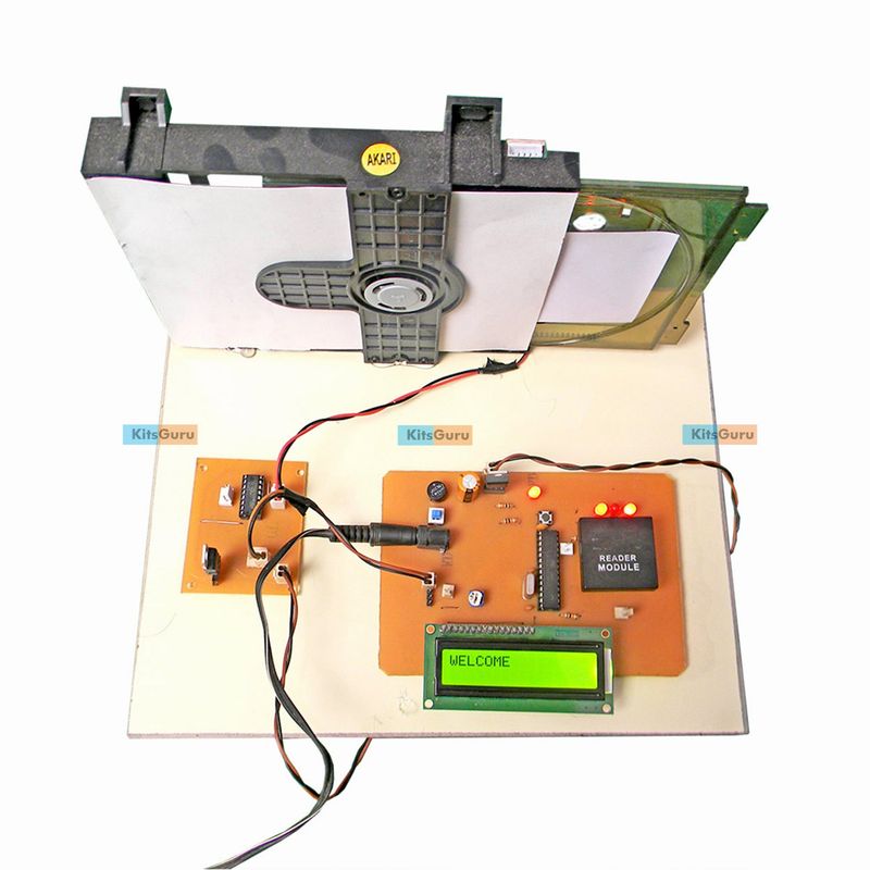 Electronic card based lock system — view 1