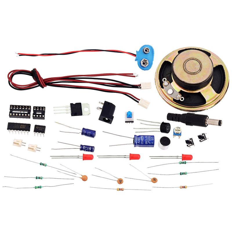 PIR Motion Detector Audio Recorder with Playback — view 3