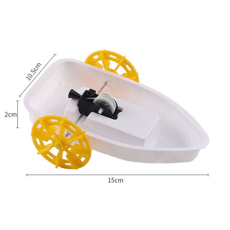 DIY Amphibious Boat Assemble Toy Science Educational Kit — view 3