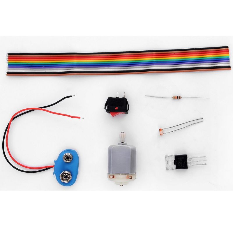 MOSFET and DC motor driving circuit — view 3