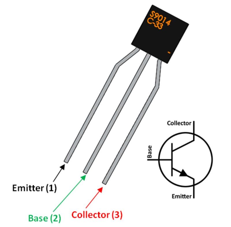 S9014 NPN Transistor — view 3