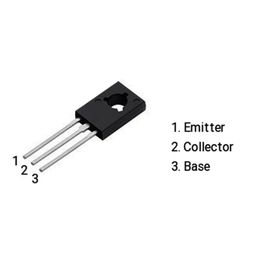 BD681 NPN Power Darlington Transistor — view 3
