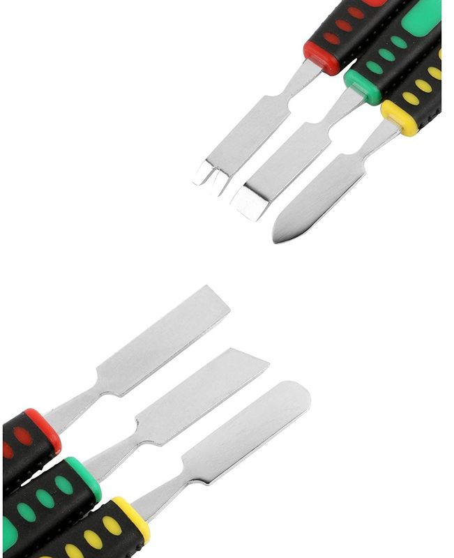 5-in-1 3pcs Dual End Metal Spudger with 2pcs Plastic Openers Prying For Mobile/Gadget Repair — view 3