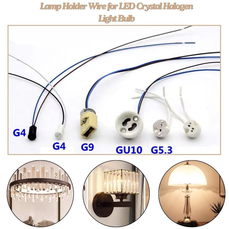 Lamp Holder Wire for LED Capsule Halogen Light Bulb — view 1