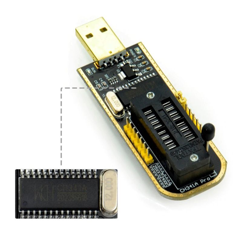 CH341A 24 25 Series EEPROM Flash BIOS USB Programmer with Software & Driver — view 3