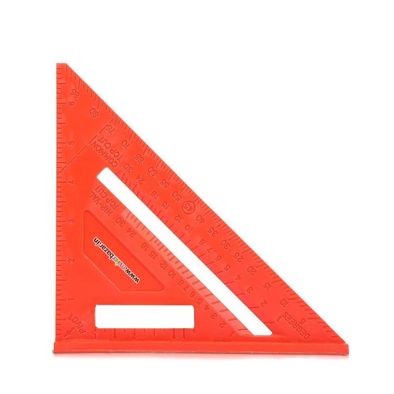 Double Side Scale Triangle Measurement Hand Tool - Plastic — view 1