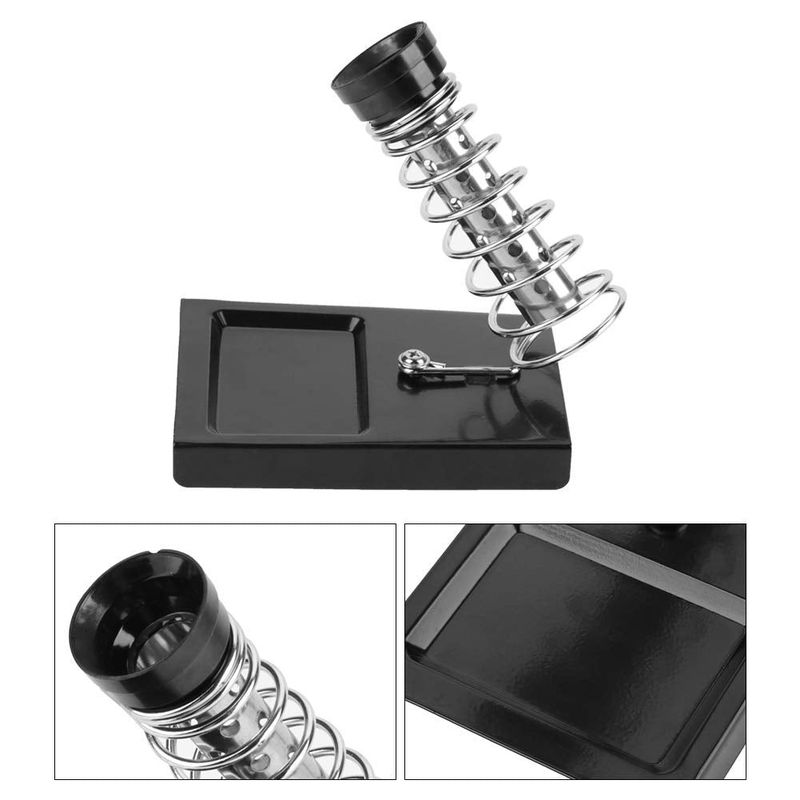 [Type-3] Metal Soldering Iron Stand Blue/Black — view 2