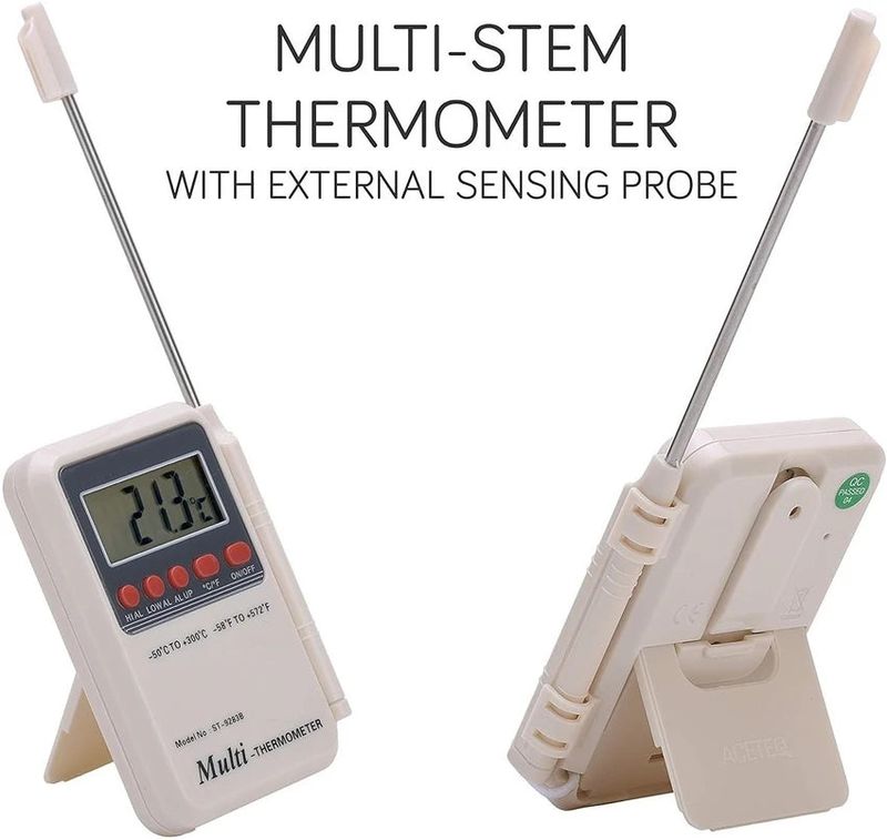 Digital Multi Stem Thermometer with External Sensing Probe — view 2