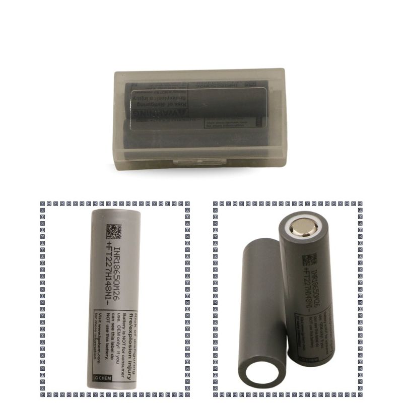 LG Chem INR18650 3.7V Li-Ion Rechargeable Battery — view 2