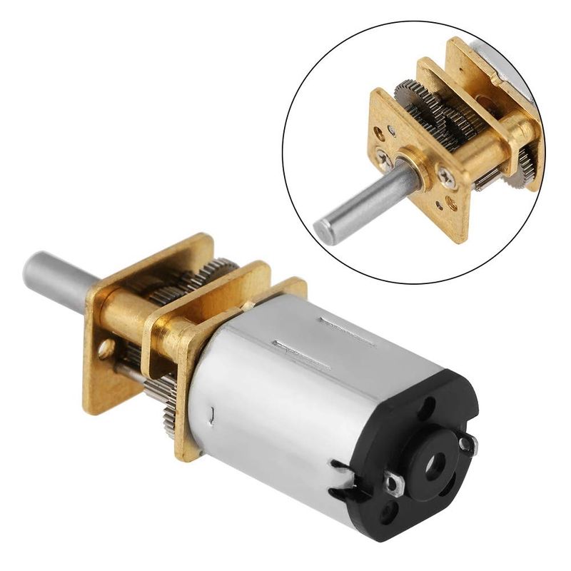 N20 6-Volt Micro Metal Gear Motor - Straight — view 2