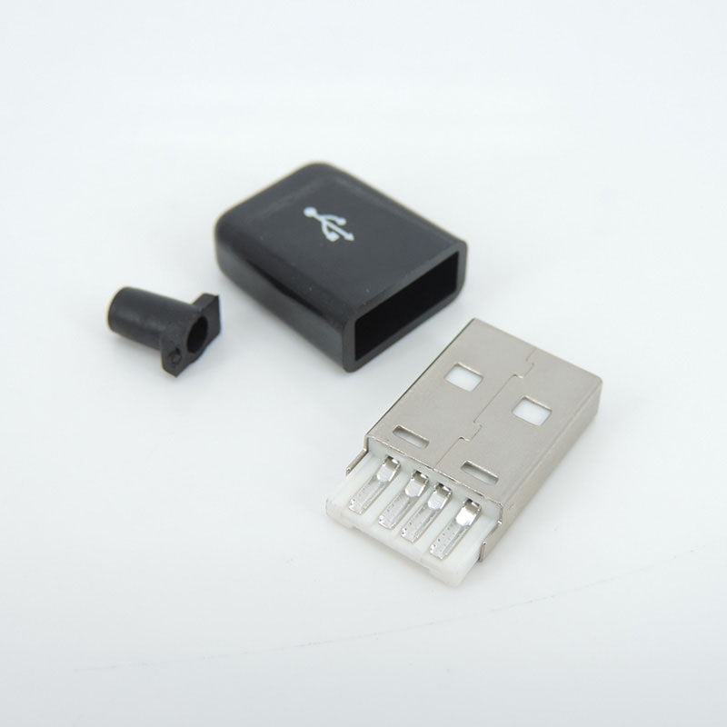 Type-A USB Male Connector for Cable with Cover — view 2
