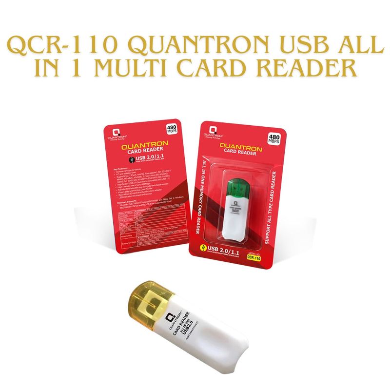Quantron: QCR USB Memory Card Readers for Mobile/Desktop — view 2