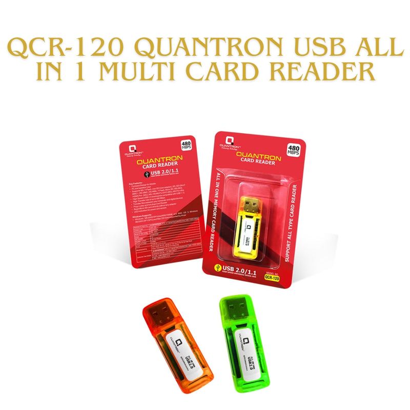 Quantron: QCR USB Memory Card Readers for Mobile/Desktop — view 3