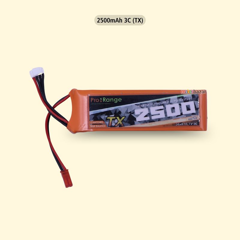 Pro-Range 11.1V 3S Lithium Polymer (LiPo) Battery Pack — view 3