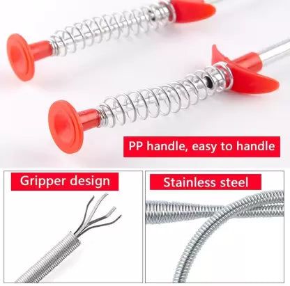 [Type 1] Multifunctional Cleaning Claw Drain Pipe Cleaner 160cm/5ft — view 2